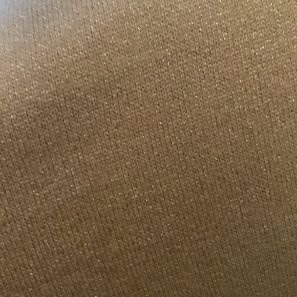 NWT Ralph Lauren women's one size poncho wrap Camel knit w gold specs msrp $110 - Picture 6 of 9